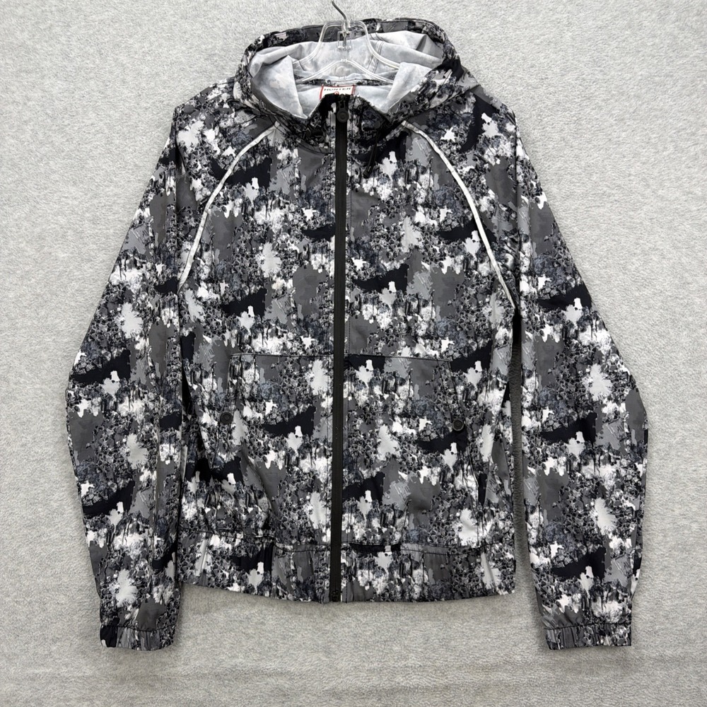 Hunter for Target Jacket Mens Small Gray Camo Hooded Performance Full‎ Zip Up